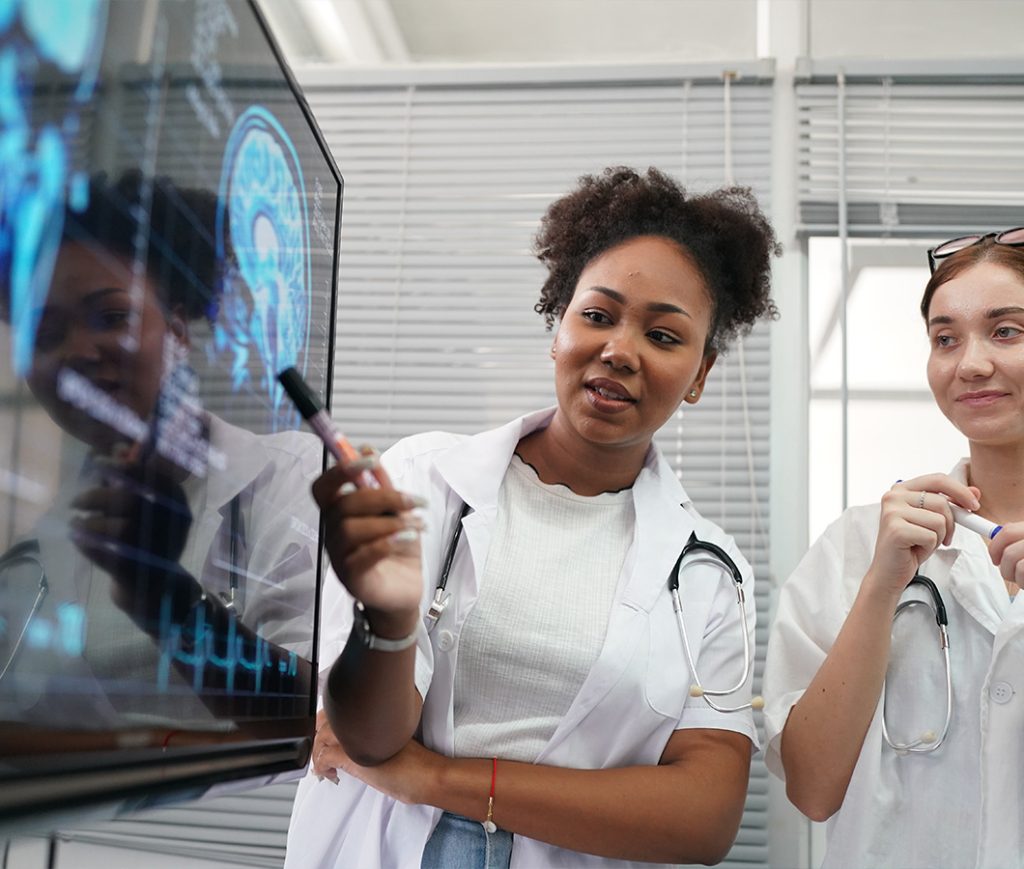 Stock image of medical assistants