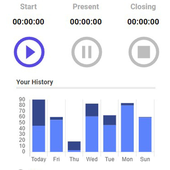 Trackr – Keep track of your time!